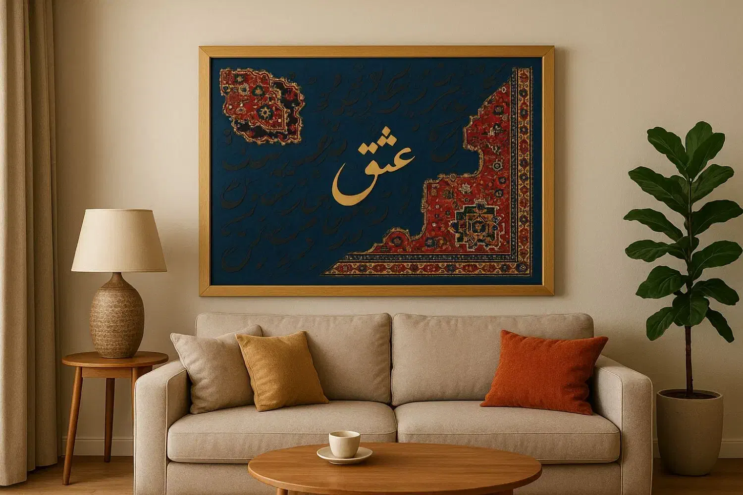 تابلوی کالیگرافی و فرش کار دست|تابلو فرش|مشهد, تلگرد|دیوار
