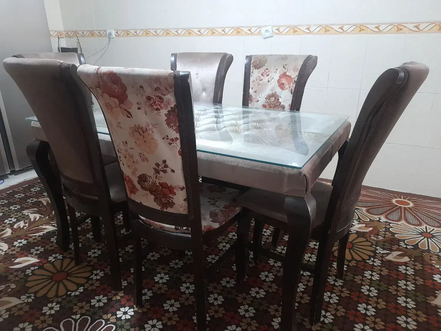 میز ناهارخوری ۶ نفره|میز و صندلی غذاخوری|ایرانشهر, |دیوار