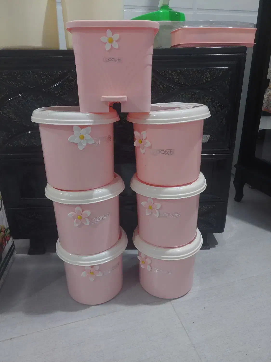 سطل حبوبات|ظروف نگهدارنده، پلاستیکی، یک‌بارمصرف|قروه, |دیوار