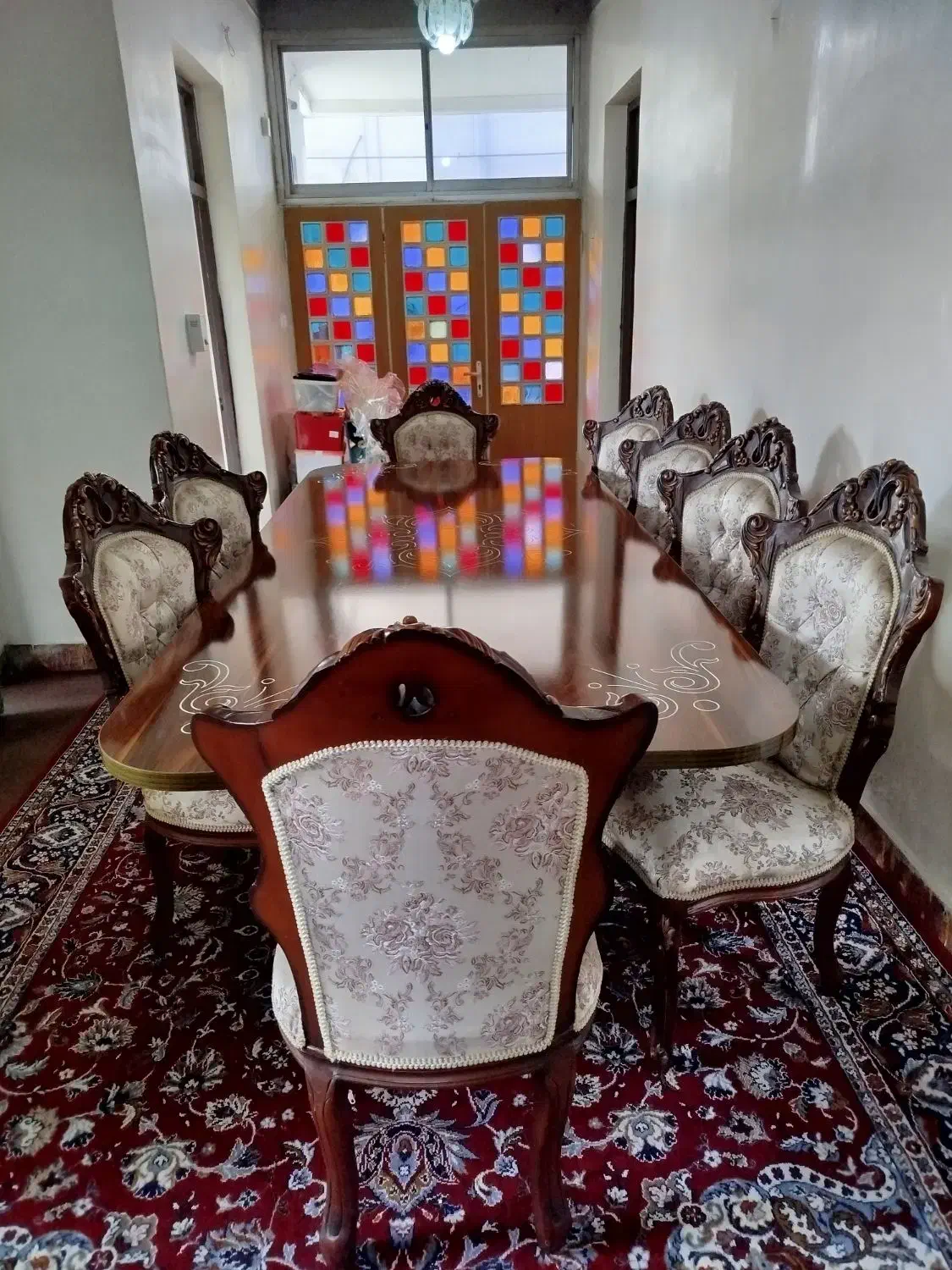 میز ناهار خوری 10 نفره|میز و صندلی غذاخوری|رودسر, |دیوار