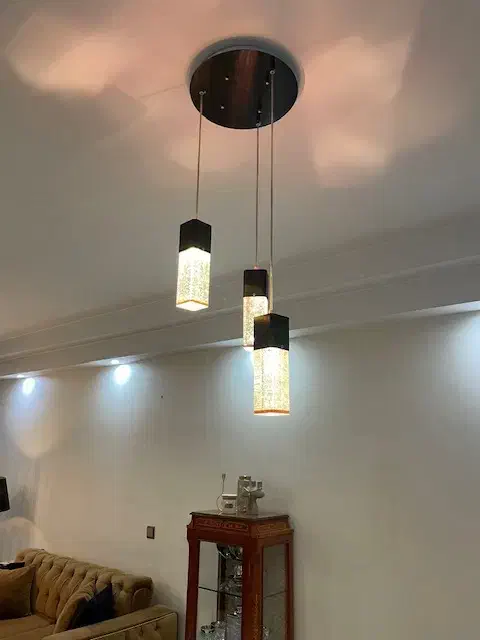 لوستر حباب شیشه ای سقفی|لوستر و چراغ آویز|تهران, پونک|دیوار