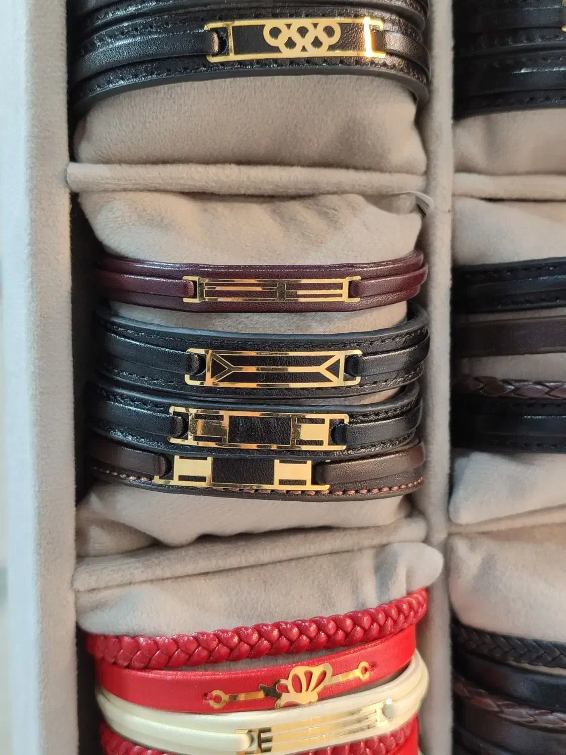 طلا هدیه کادو دستبند چرم طلا|جواهرات|تهران, تهرانسر غربی|دیوار