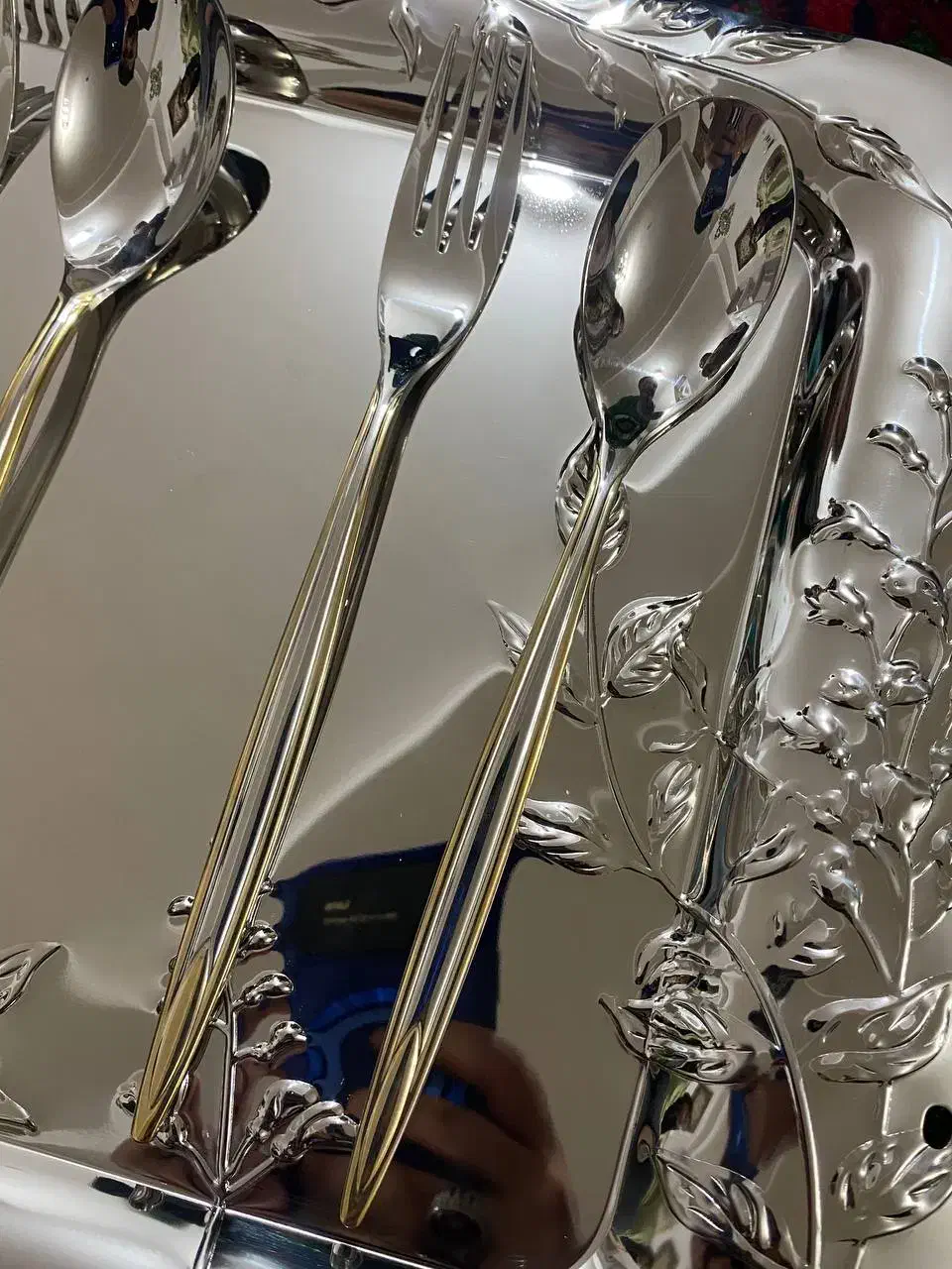 قاشق و چنگال 24 نفره اصل اروپایی|ظروف سرو و پذیرایی|تبریز, |دیوار
