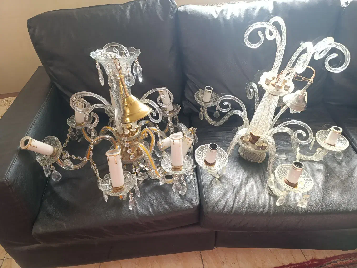 لوستر هشت شاخه و پنج شاخه|لوستر و چراغ آویز|تبریز, |دیوار