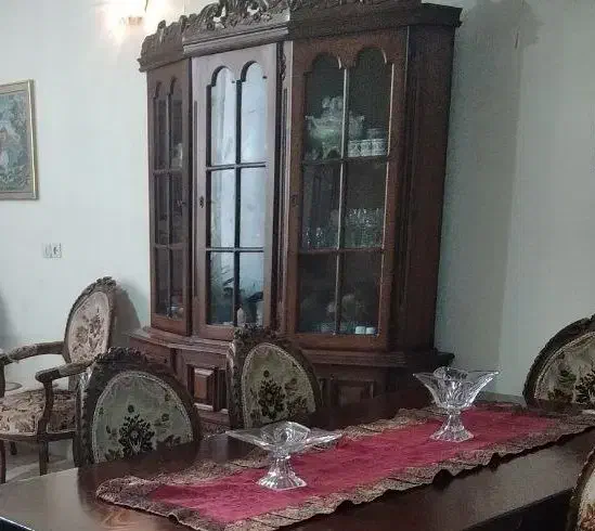 بوفه چوبی دو تکه|بوفه، ویترین، کنسول|املش, |دیوار