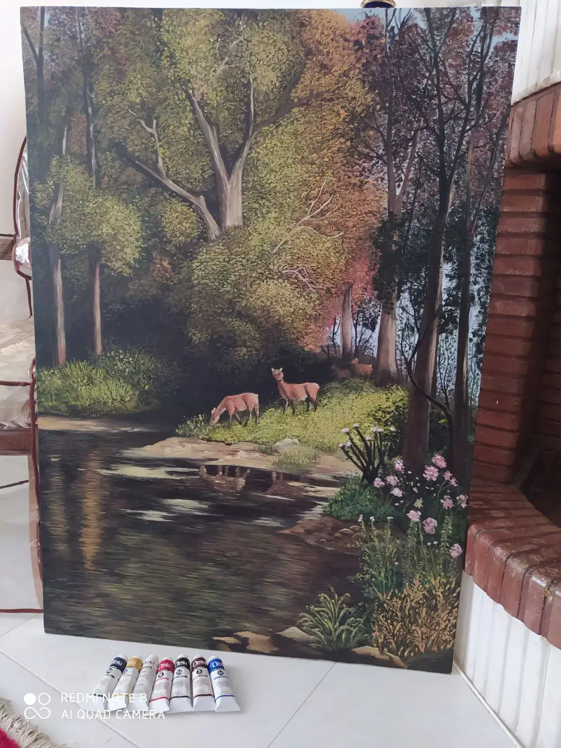 نقاشی جنگل رنگ و روغن|تابلو، نقاشی، عکس|اصفهان, سرچشمه|دیوار