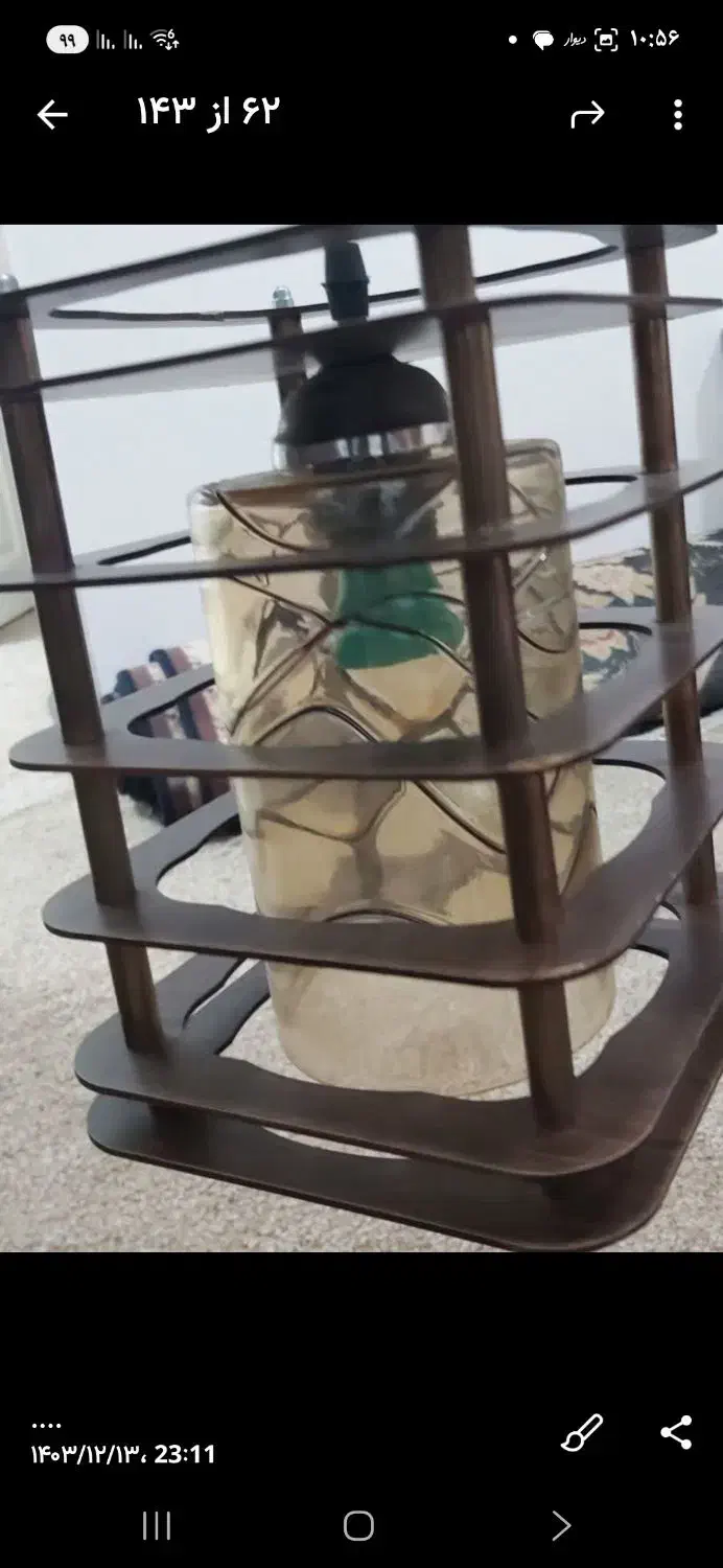 چراغ چوبی|لوستر و چراغ آویز|دزفول, |دیوار