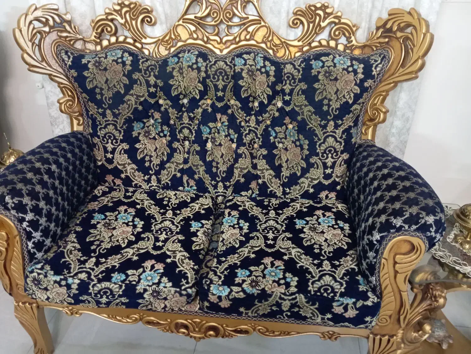 مبل سلطنتی نه نفره|مبلمان خانگی و میز عسلی|تهران, راه آهن|دیوار