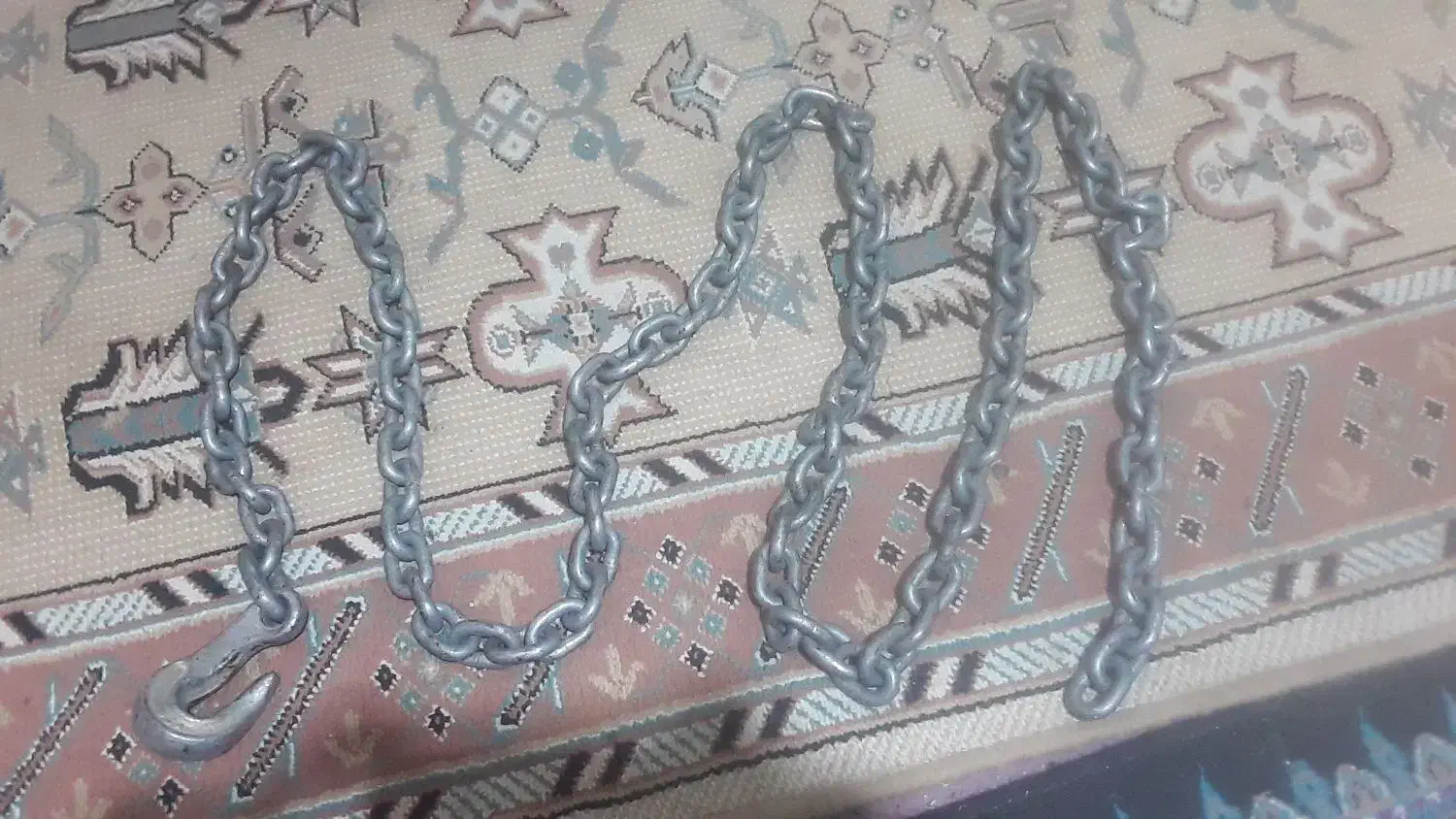 زنجیر جرثقیل باربرداری ۳متری آمریکایی|ابزارآلات|محمدیه-قزوین, |دیوار