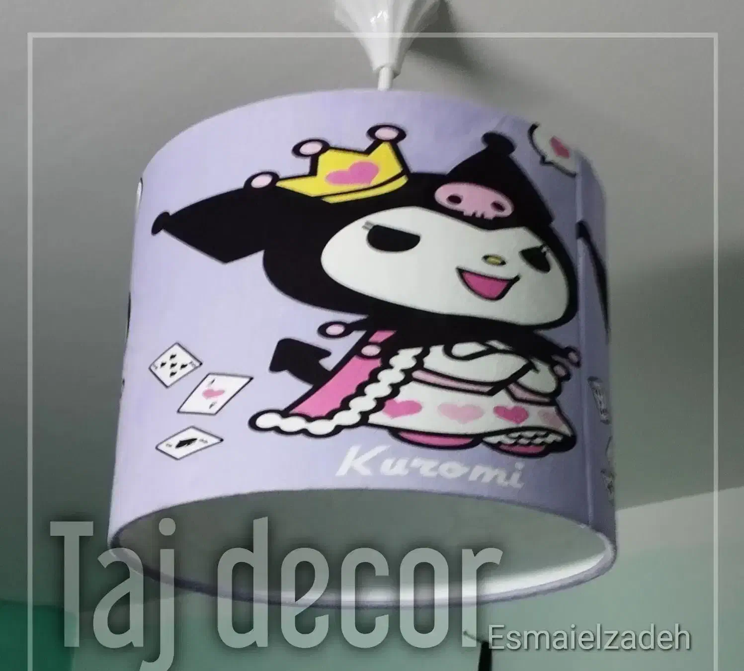 اولین بار لوستر آباژور چاپی جهت سیسمونی اتاق کودک|لوستر و چراغ آویز|مشهد, آزادشهر|دیوار