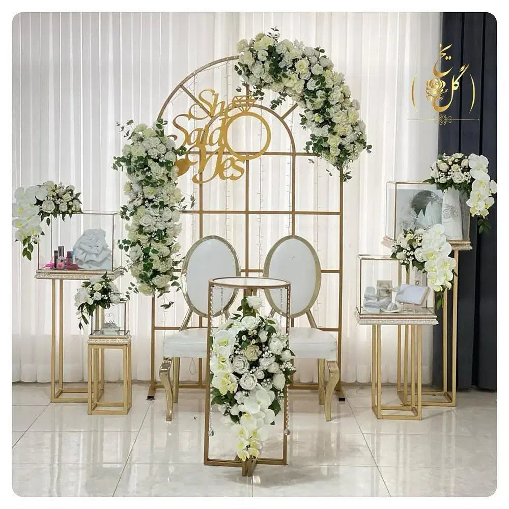 اجاره استند و جایگاه عروس داماد،گل آرایی|خدمات پذیرایی، مراسم|شیراز, قصرالدشت|دیوار