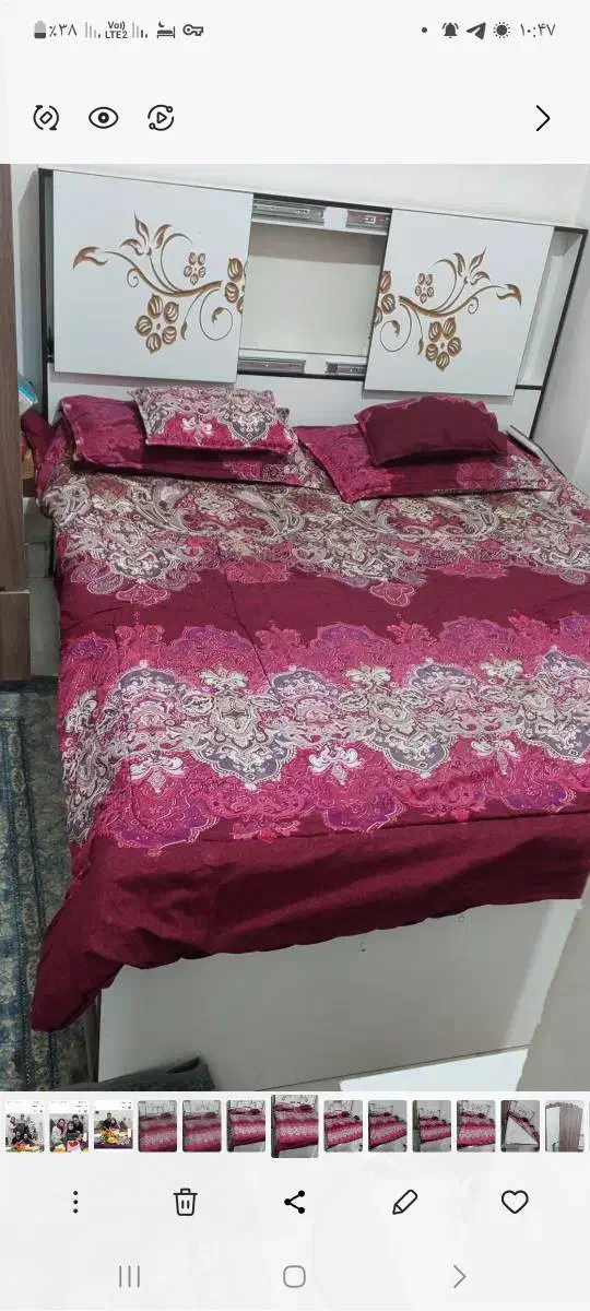 تخت دونفره|تخت و سرویس خواب|گلستان (تهران), |دیوار