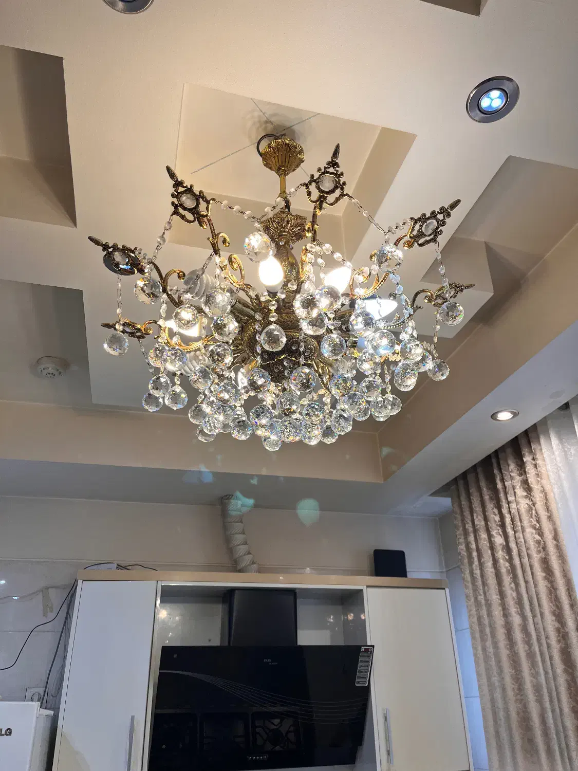 یک جفت لوستر برنج اصل|لوستر و چراغ آویز|تهران, جوادیه تهرانپارس|دیوار