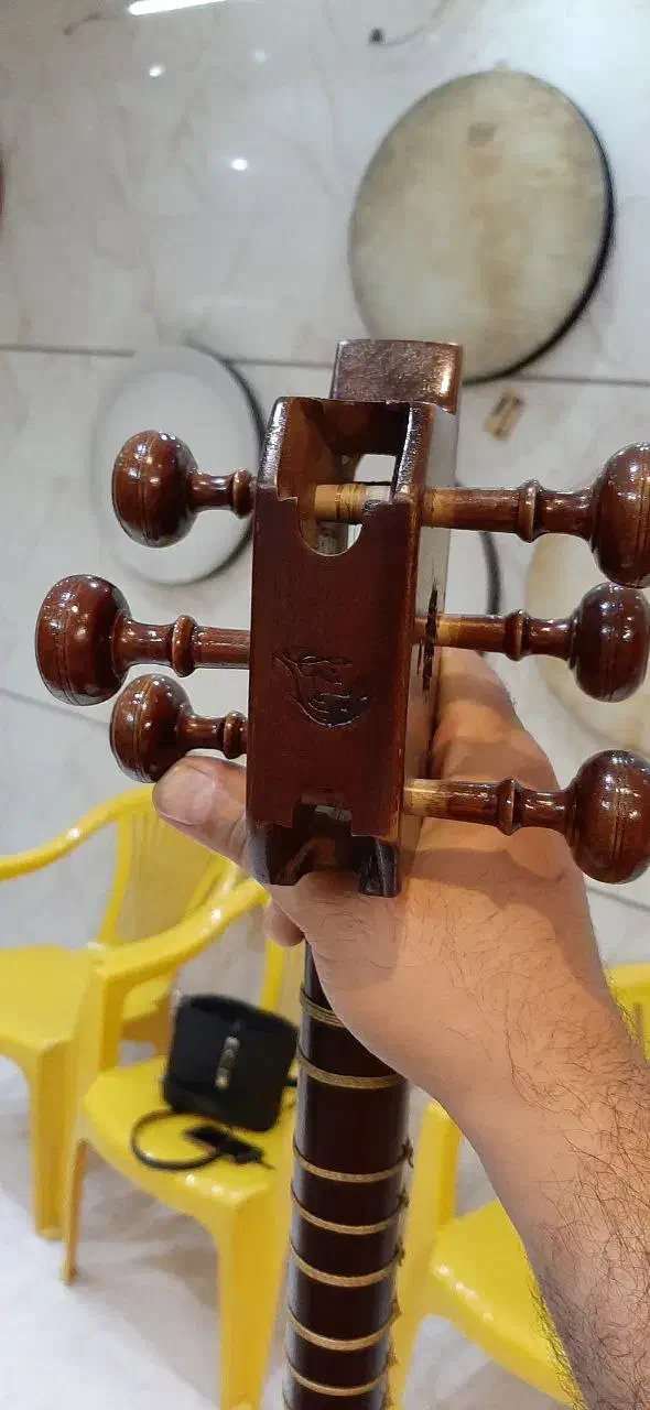 تار با مهر استادزمانی|سازهای سنتی|اصفهان, کوجان|دیوار