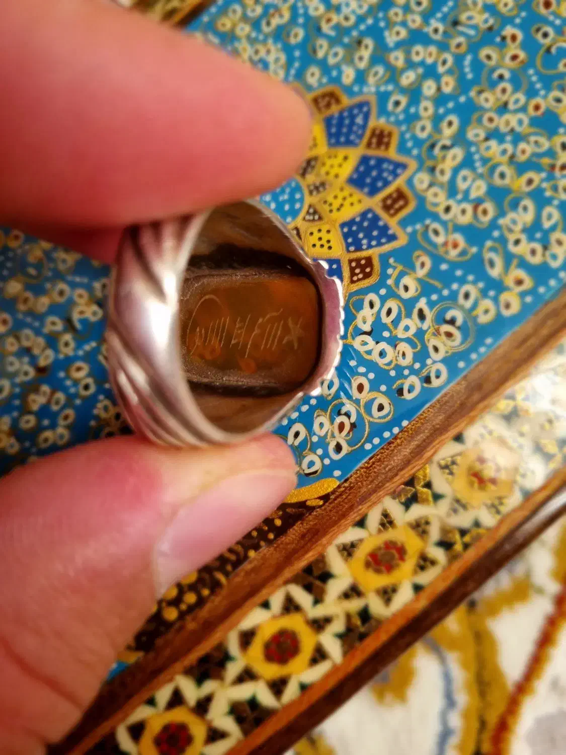 انگشتر نقره عقیق شرف شمس|جواهرات|نظرآباد, شهرک فرهنگیان|دیوار