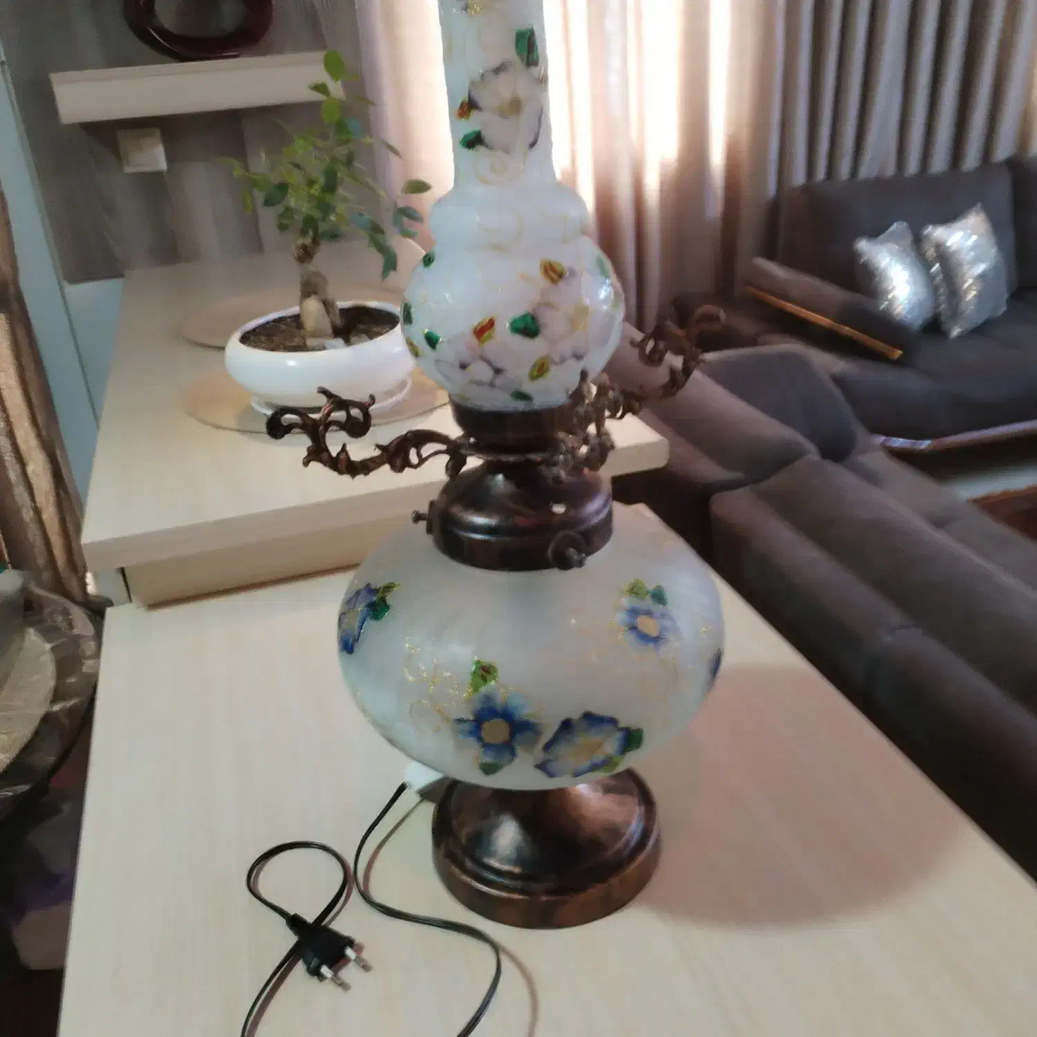 آباژور ویترای (هنر دست)|چراغ خواب و آباژور|پرند, فاز ۴|دیوار