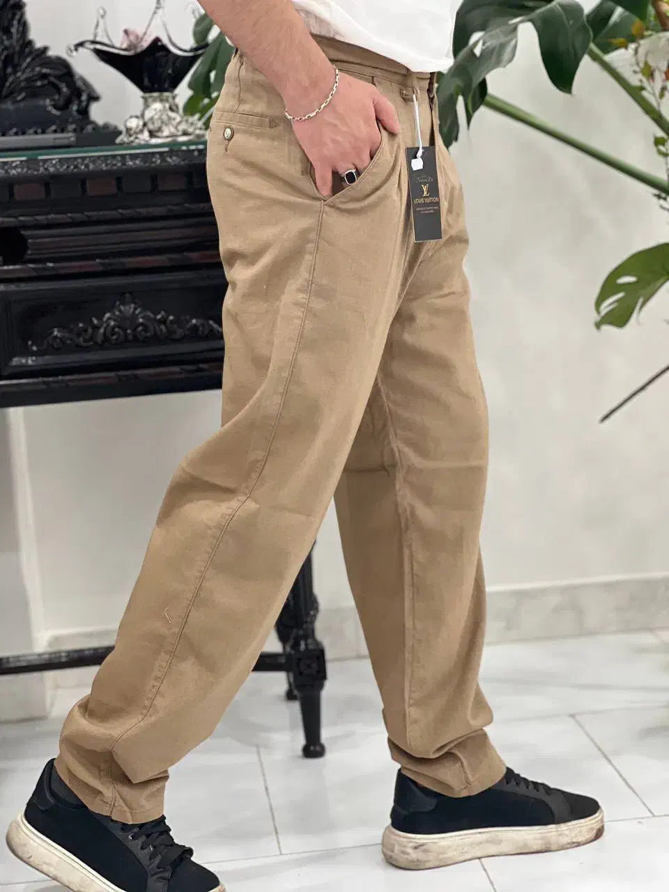 شلوار بگ و لنین پارچه حارجی|لباس|اردبیل, |دیوار