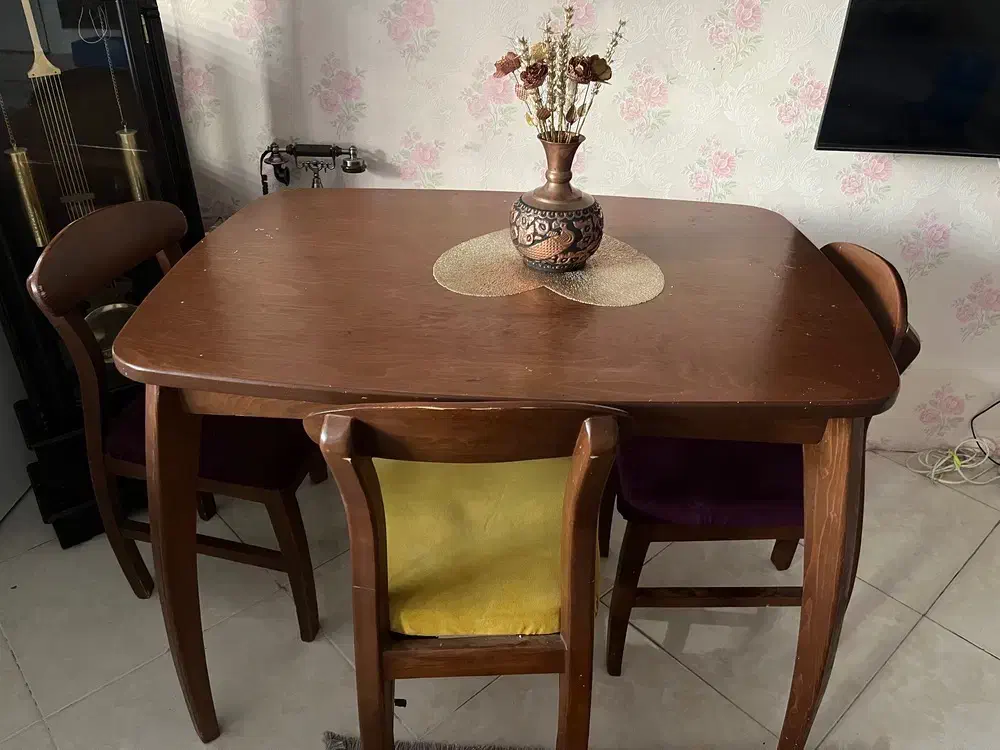 میز نهارخوری چهار نفره|میز و صندلی غذاخوری|مشهد, کوی المهدی|دیوار