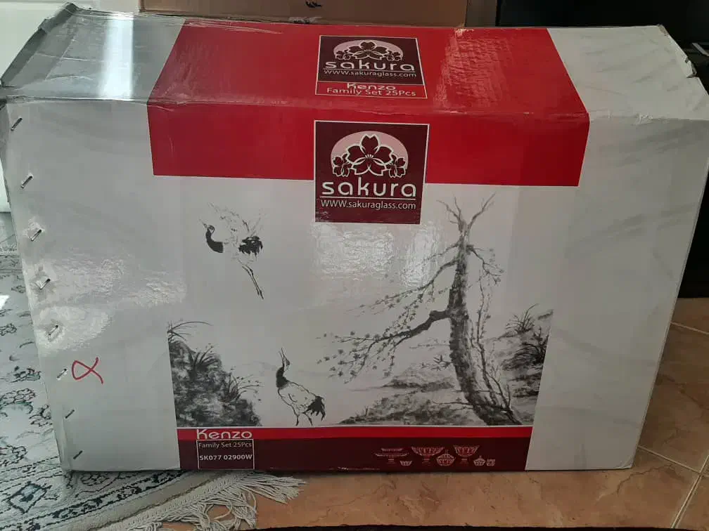 کریستال ۲۵ پارچه ایرانی مارک ساکورا|ظروف سرو و پذیرایی|تهران, شهرک آزادی|دیوار