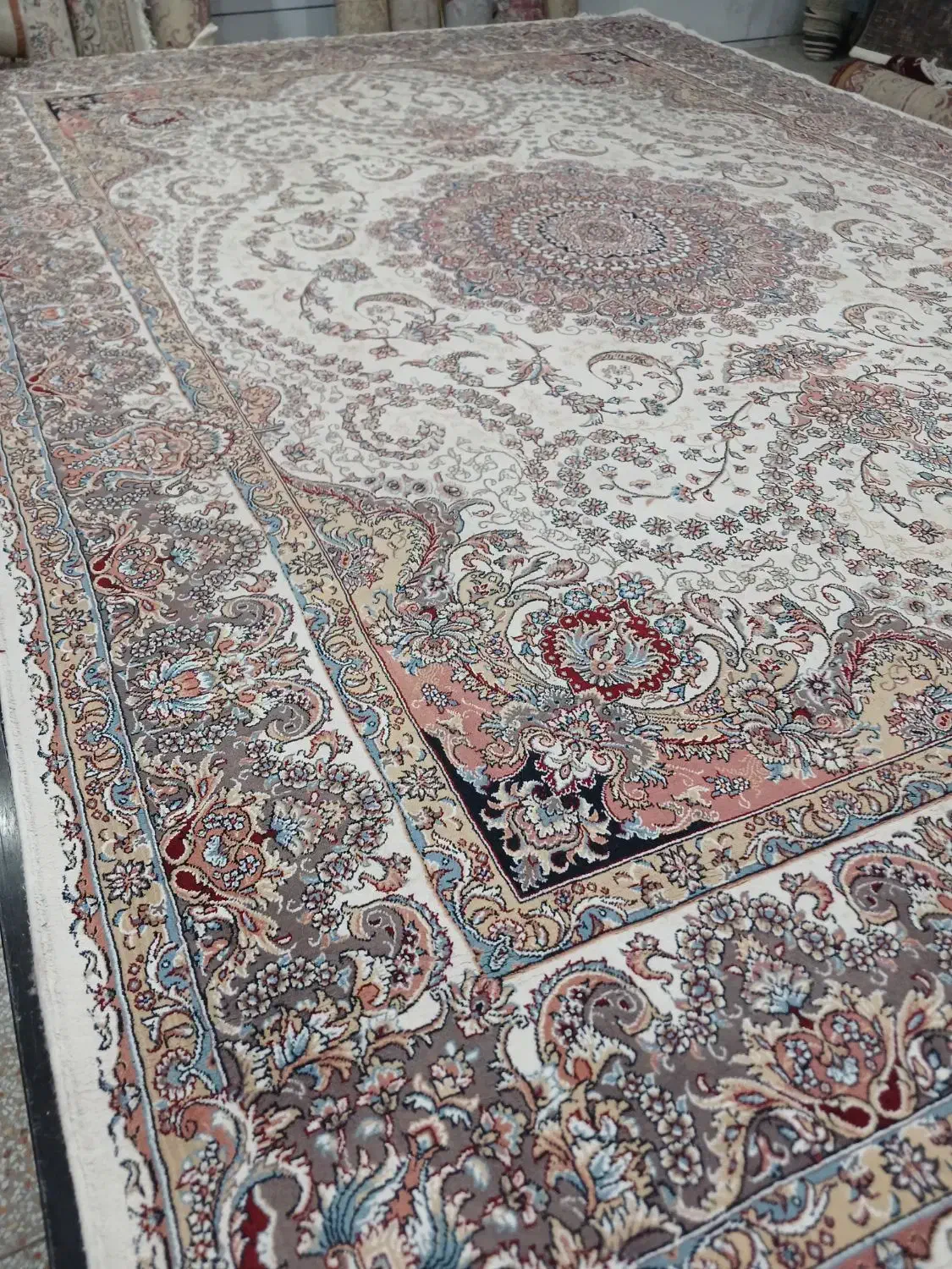 ۴ تخته فرش ۱۲متری|فرش|لنجان, |دیوار