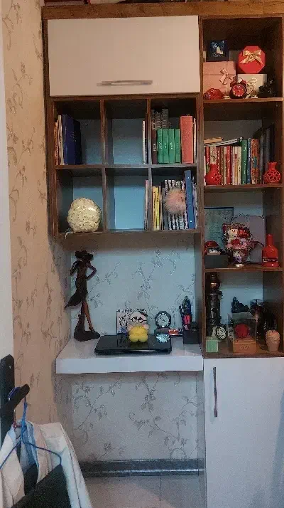 کتابخانه|کتابخانه، شلف، قفسههای دیواری|کرج, حصارک بالا|دیوار