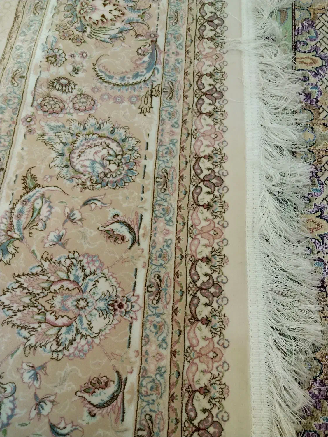 ۲تخته فرش۹متری گل ابریشم درحدجهیزیه۱۲۵۰شانه|فرش|تهران, چیتگر شمالی|دیوار