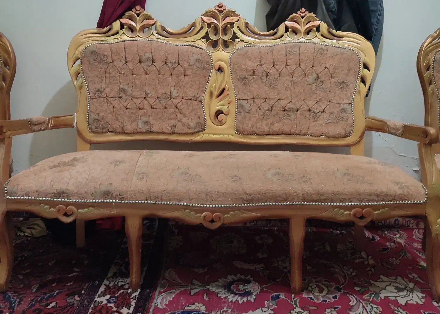 مبل سلطنتی ۹ نفره مناسب باغ و مغازه|مبلمان خانگی و میز عسلی|میاندوآب, |دیوار