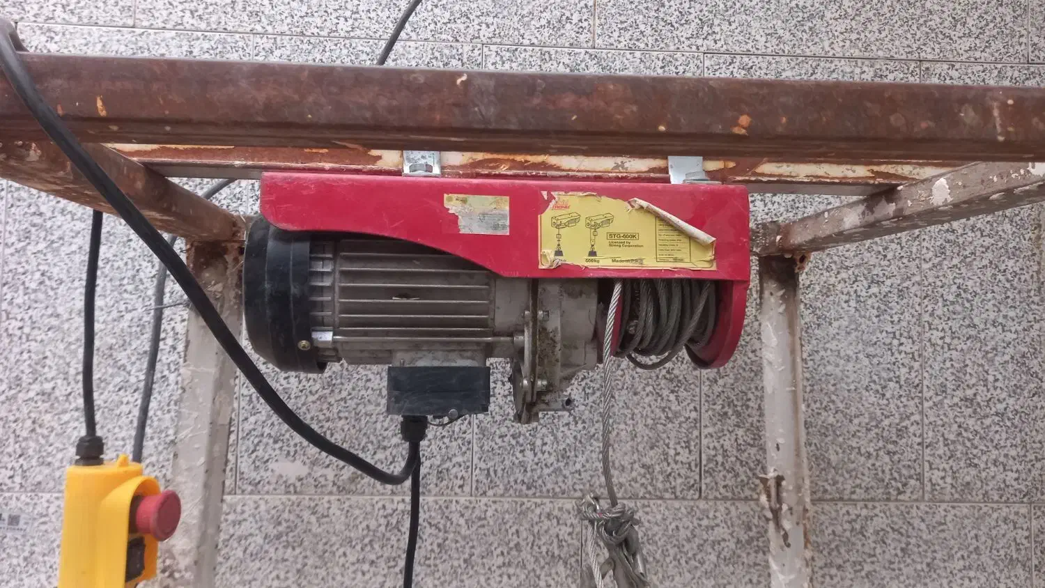 چرخ چاه برقی|ابزارآلات|یزد, |دیوار