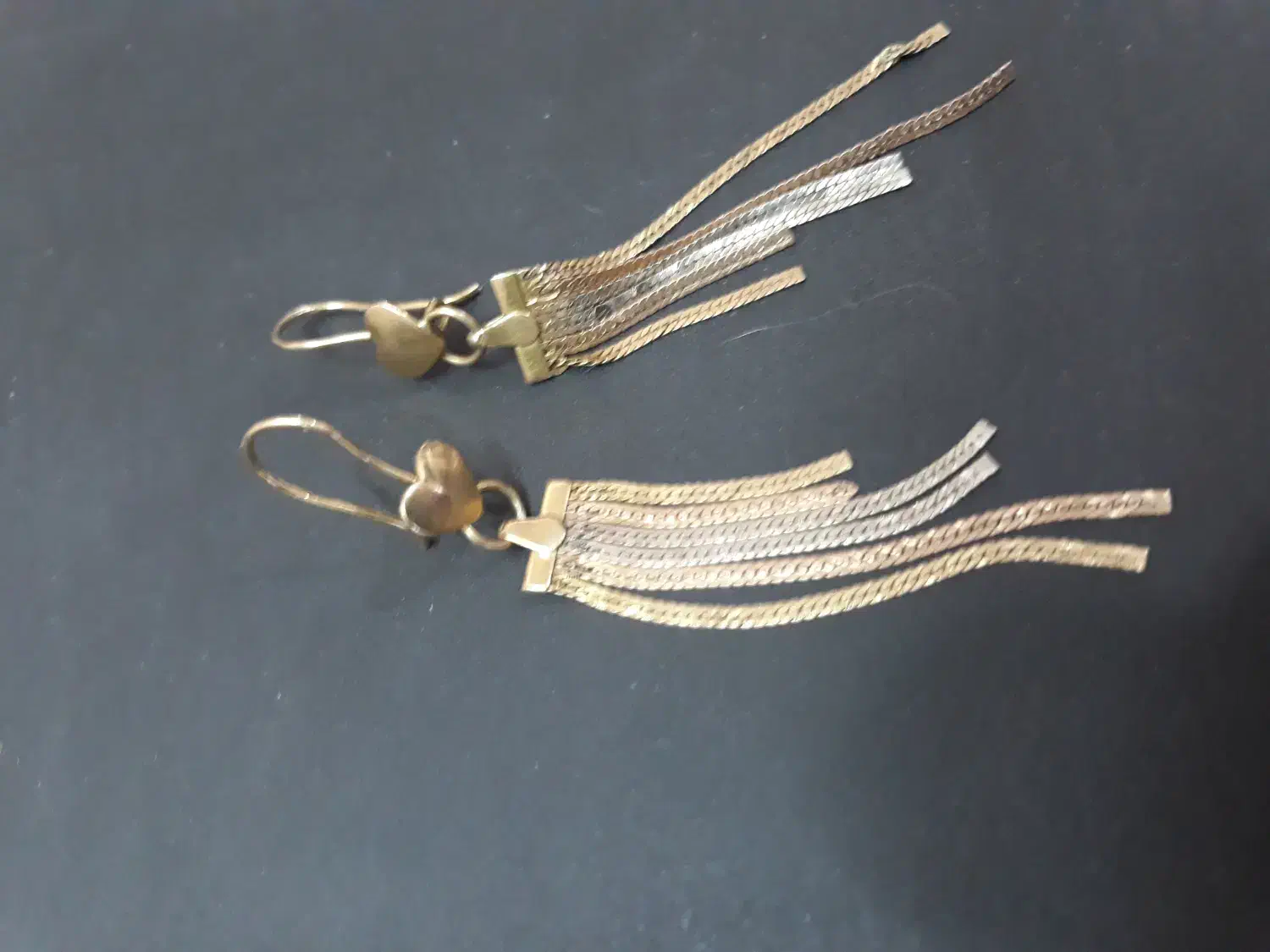 النگو پهن شماره یک و دو  وگوشواره آویز|جواهرات|قم, باسکول|دیوار