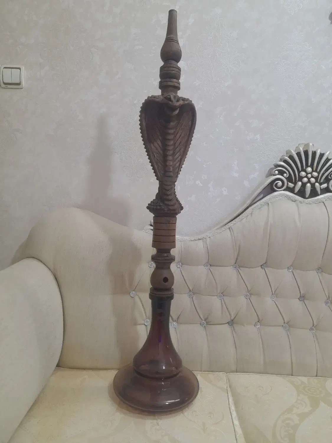 قلیون تنه چوبی|زیورآلات و اکسسوری|گلستان (تهران), |دیوار