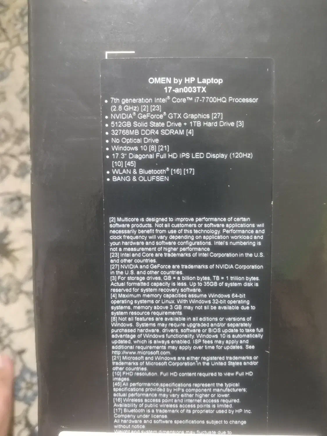 لب تاپ hp omen|رایانه همراه|تهران, فلسطین (میدان انقلاب)|دیوار