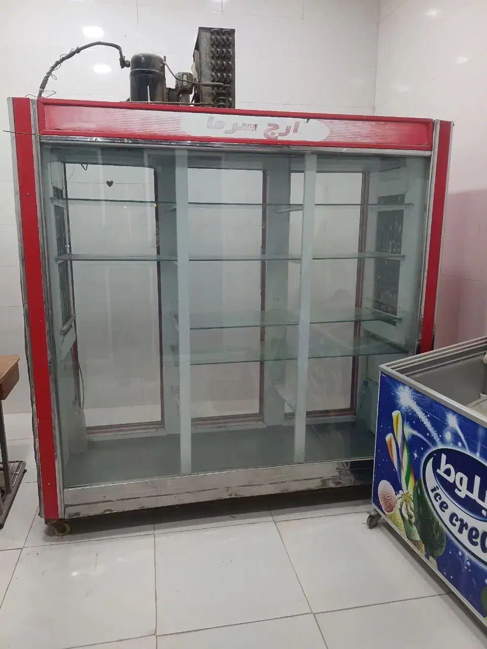 فروش یخچال ۳ درب فریزر و دستگاه برش مرغ|فروشگاه و مغازه|قاسم‌آباد (خواف), |دیوار