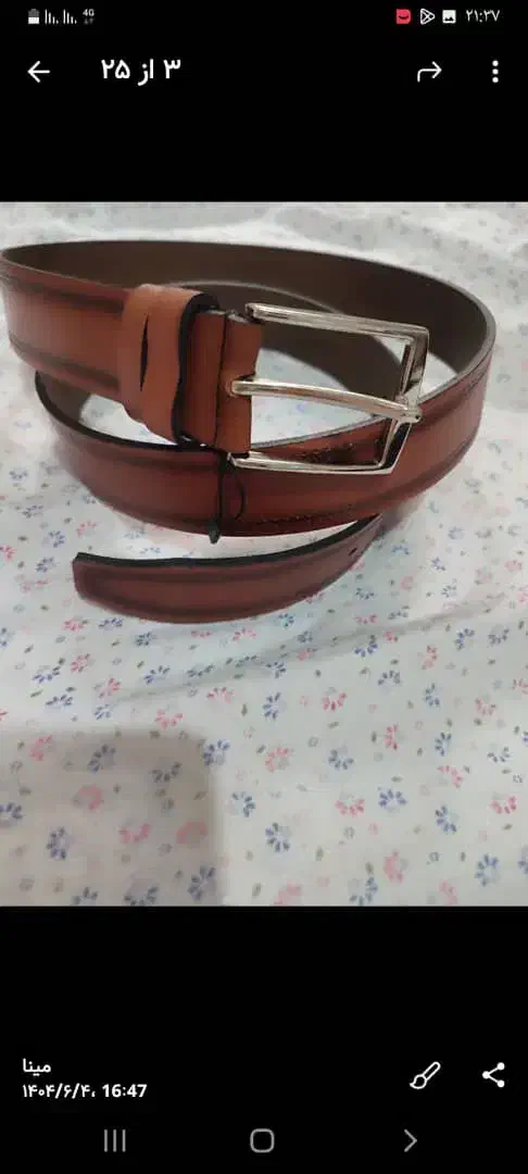 کمربند چرم گاومیش|کیف، کفش، کمربند|تهران, نازی‌آباد|دیوار