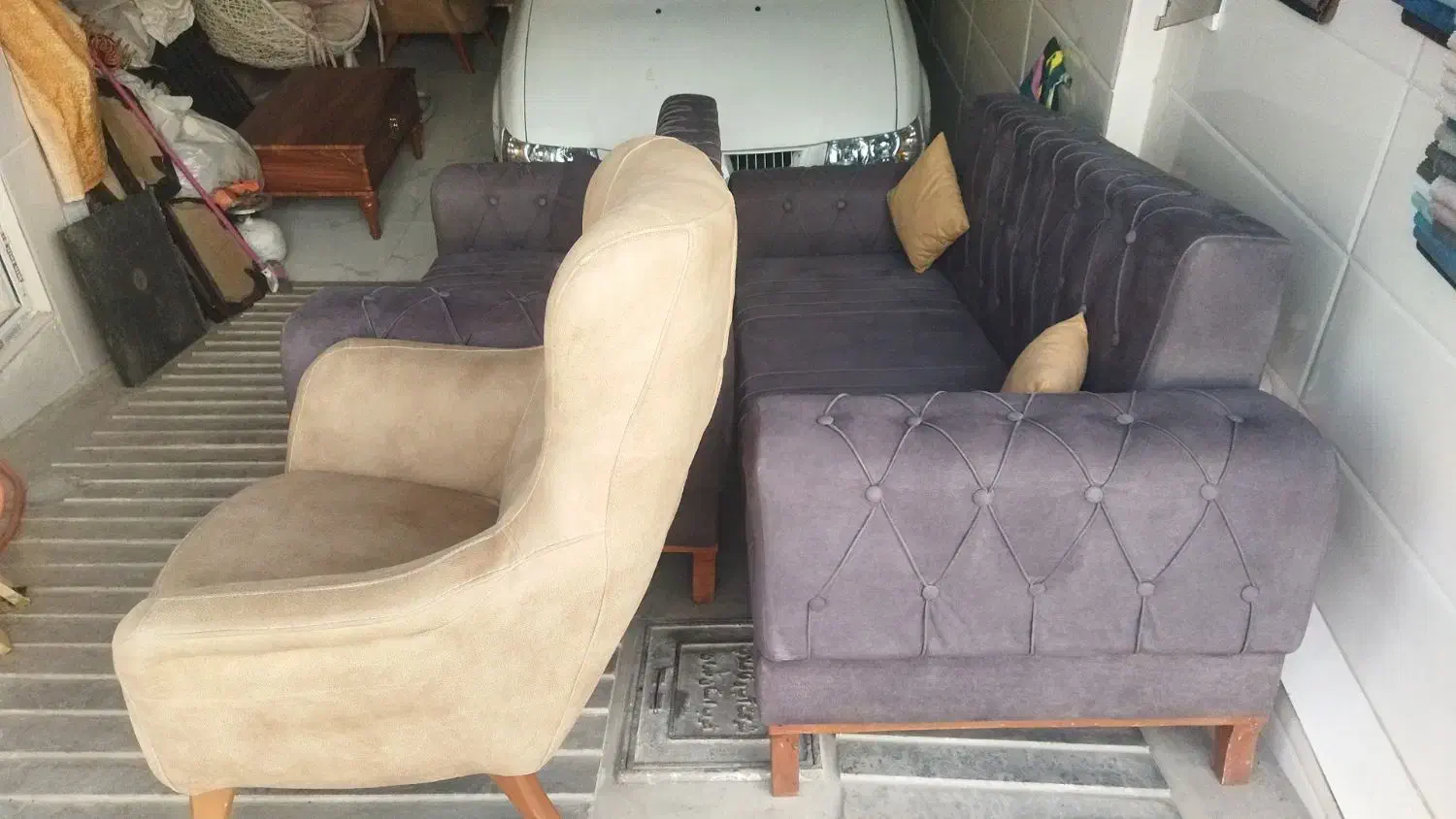 مبل تخت خواب شو|مبلمان خانگی و میز عسلی|مشکین‌دشت, |دیوار