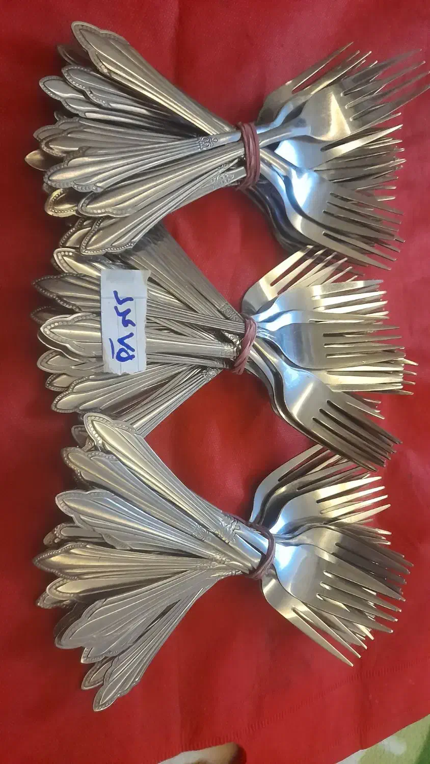 قاشق چنگال  آلمانی وژاپنی۷۰۰عدد سنگین وسالم|ظروف سرو و پذیرایی|تهران, هاشم‌آباد|دیوار