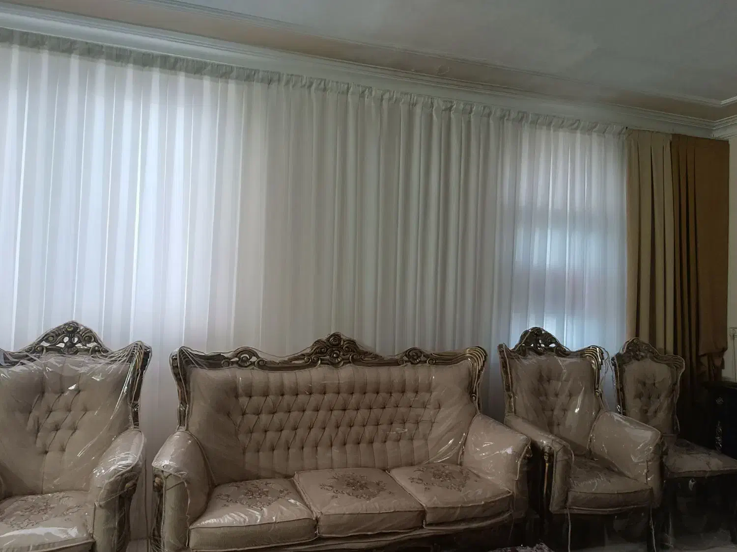 پرده پذیرایی..رگال لباس|پرده، رانر، رومیزی|مشهد, امام خمینی|دیوار