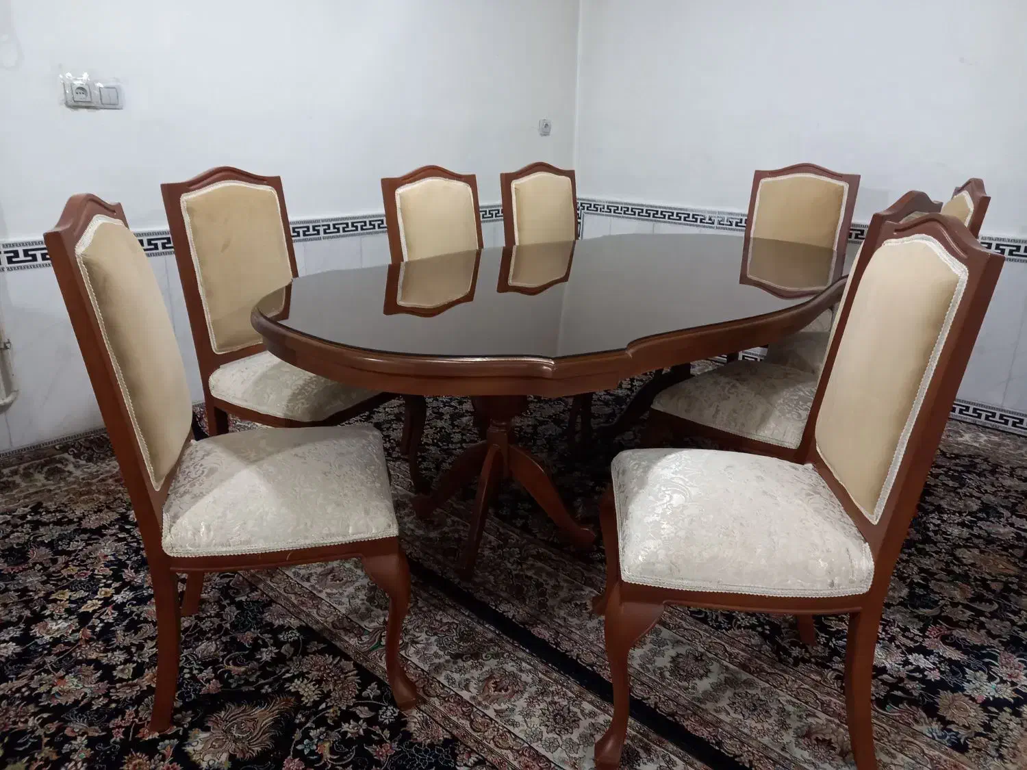 میز ناهار خوری ۸ نفره|مبلمان خانگی و میز عسلی|خرمآباد, |دیوار