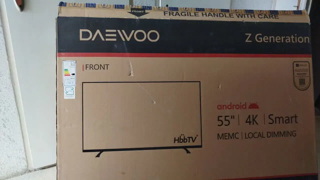 تلویزیون دوو۵۵  ده درصد زیر قیمت.صفر|تلویزیون و پروژکتور|اصفهان, ملک‌شهر|دیوار