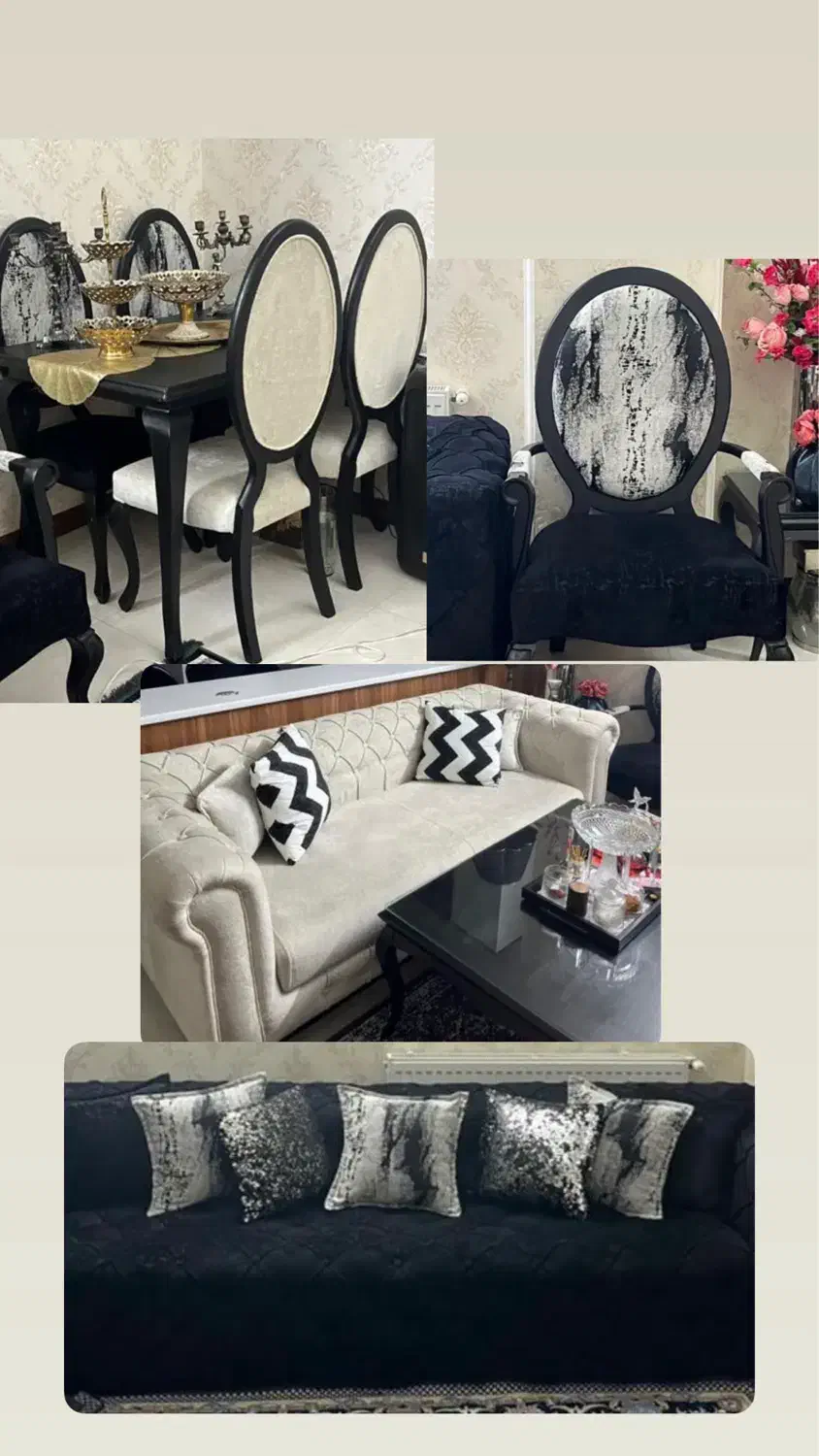 مبلمان  تمیز و درحد نو|مبلمان خانگی و میز عسلی|تهران, نازی‌آباد|دیوار