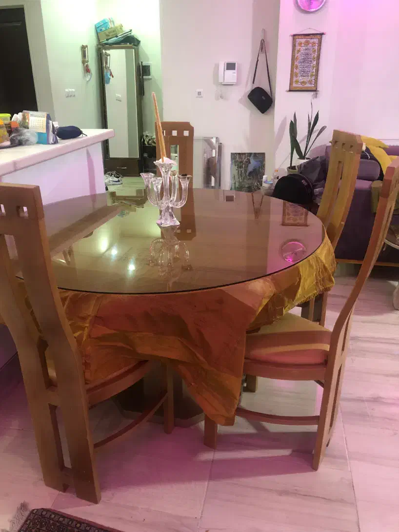 فروش میز ناهار خوری تمام چوب|میز و صندلی غذاخوری|پردیس, فاز ۸|دیوار