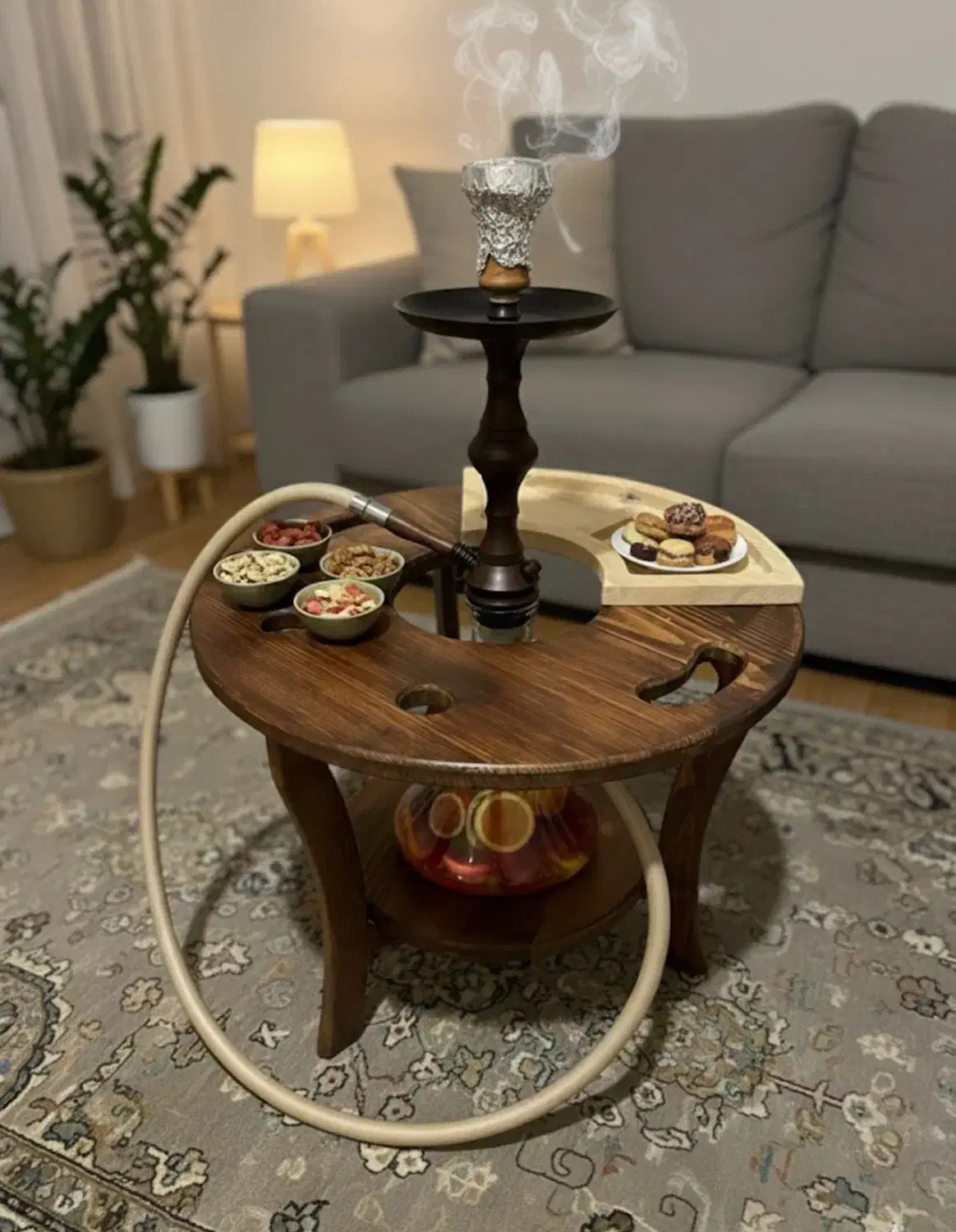 جا قلیانی چوبی ،کار دست|کلکسیون و سرگرمی|بندرعباس, |دیوار