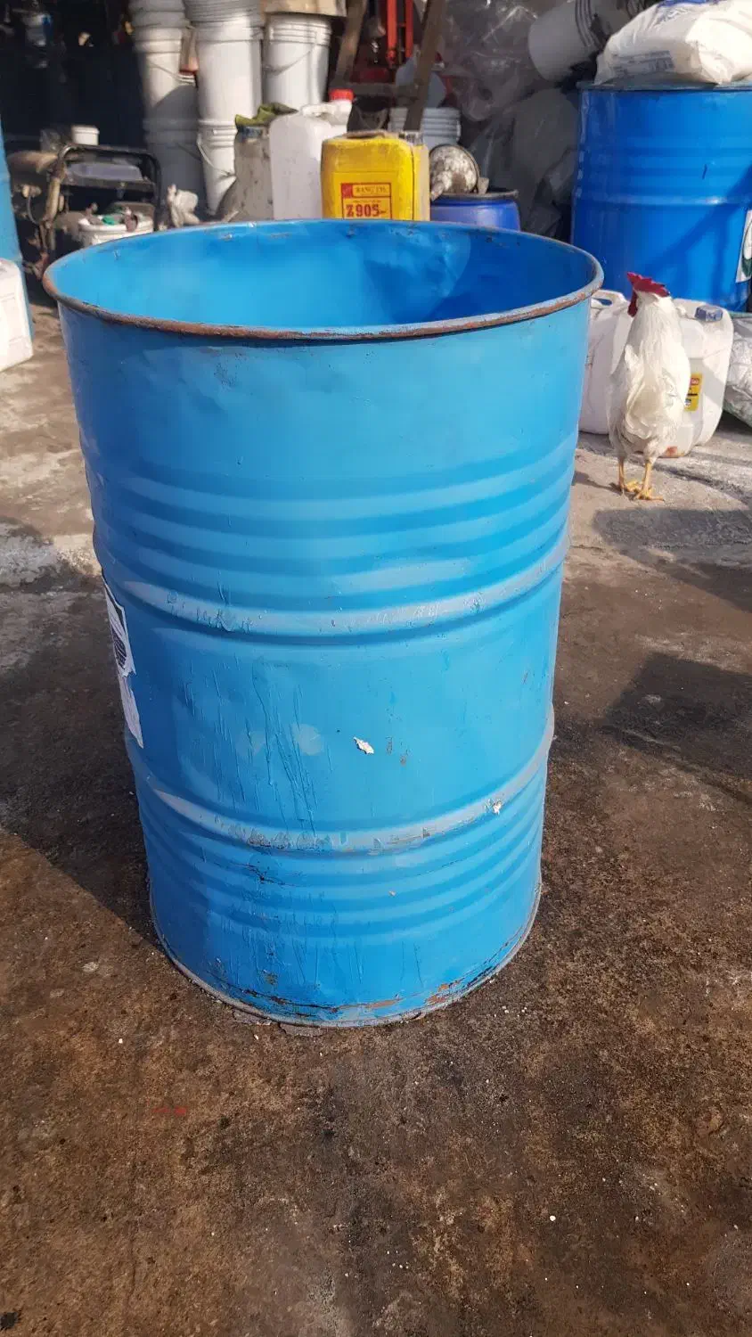 بشکه ۲۲۰ لیتری فلزی تر و تمیز|مصالح و تجهیزات ساختمان|رشت, پاستوریزه|دیوار