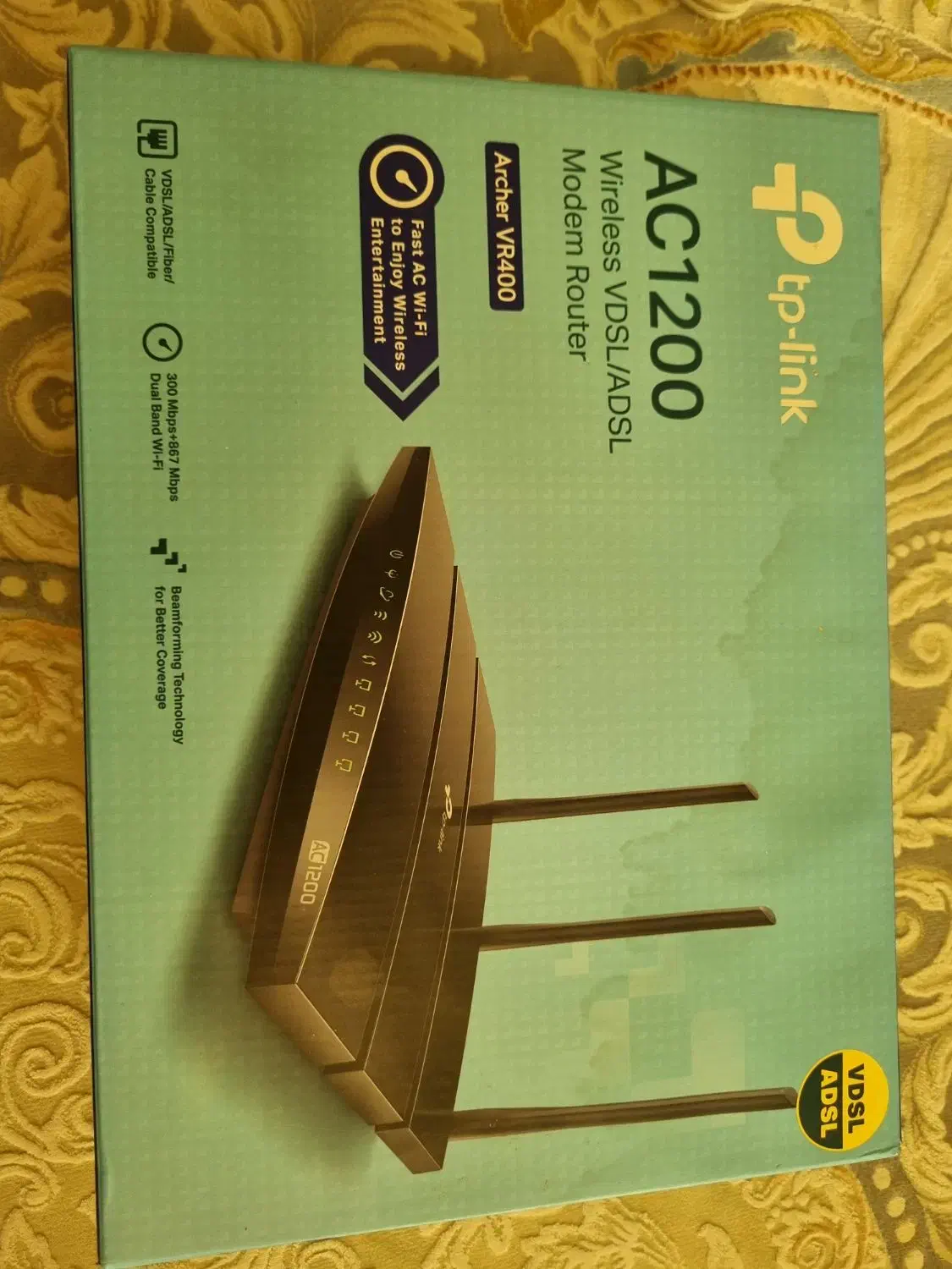 مودم روتر tplink ac1200 vr 400 adsl vdsl|مودم و تجهیزات شبکه|بندر گناوه, |دیوار