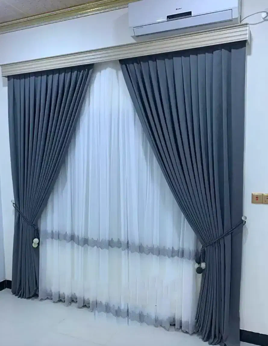 دوخت انواع پرده وشاهنشین|پرده، رانر، رومیزی|بردسیر, |دیوار