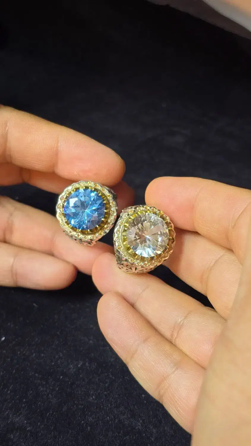 انگشتر الماس روسی ( موزنایت)|جواهرات|قم, یزدانشهر|دیوار