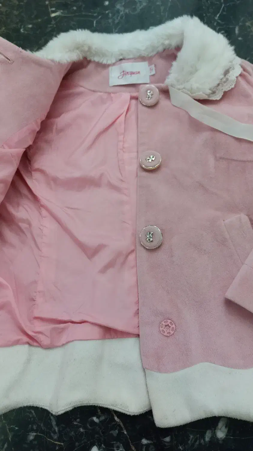 کت گرم دخترانه|کفش و لباس بچه|قزوین, |دیوار