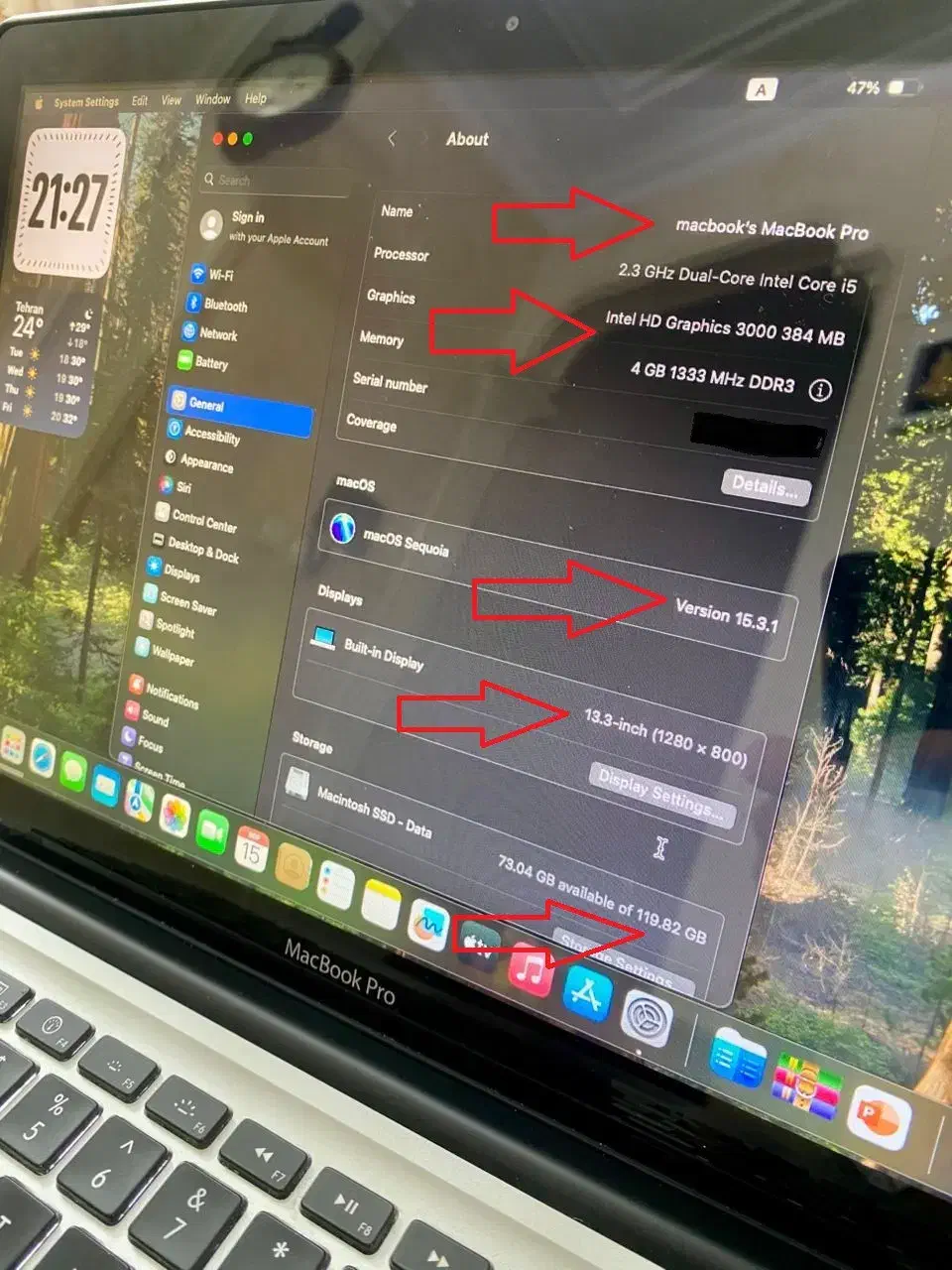 مک بوک پرو Mac pro|رایانه همراه|تهران, شهر زیبا|دیوار