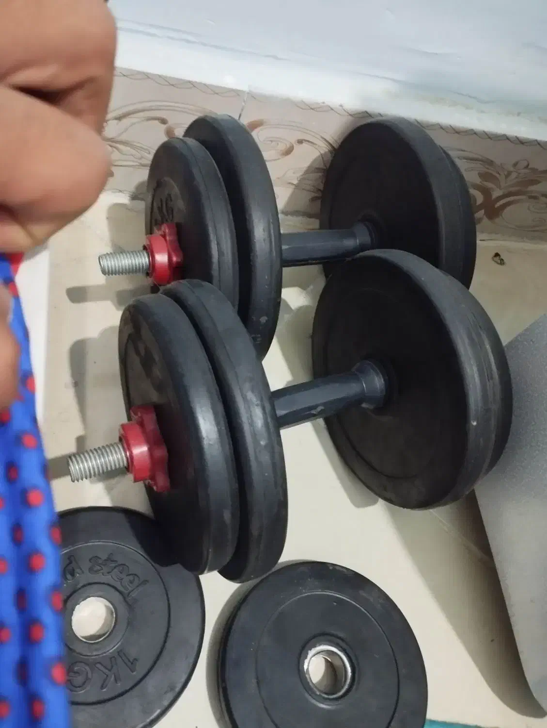 دمبل بدنسازی|تجهیزات ورزشی|مشهد, دوست آباد|دیوار