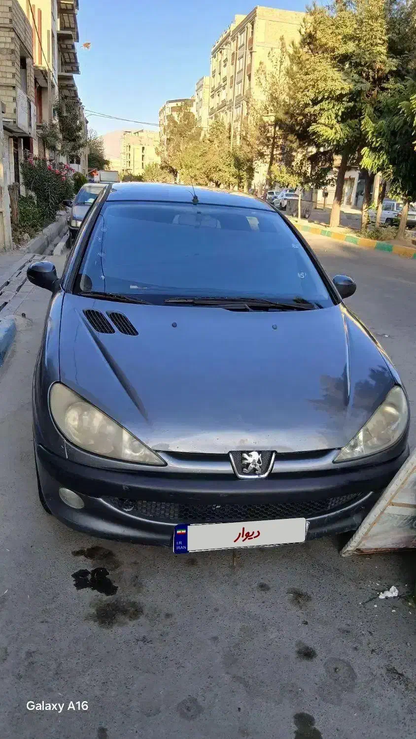 ۲۰۶ تیپ ۵ مدل ۹۵ خاکستری|خودرو سواری و وانت|مشکیندشت, |دیوار