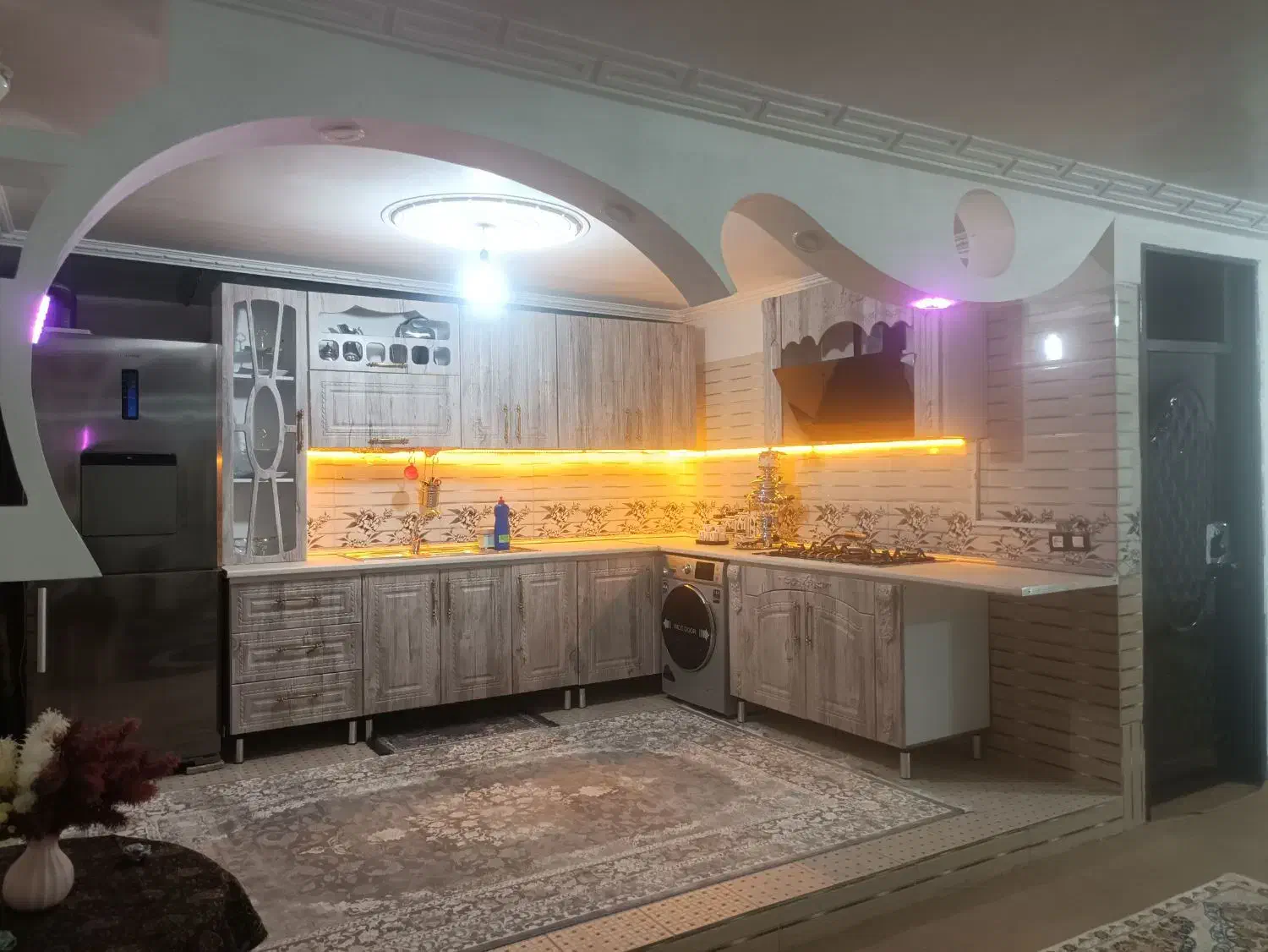 کابینت آشپزخانه ممبران طرح ملچ|مصالح و تجهیزات ساختمان|ملایر, |دیوار